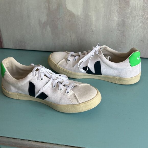 Veja Campo Canvas Sneaker Women's Size 8 Organic Cotton Preppy Streetwear - Picture 2 of 11